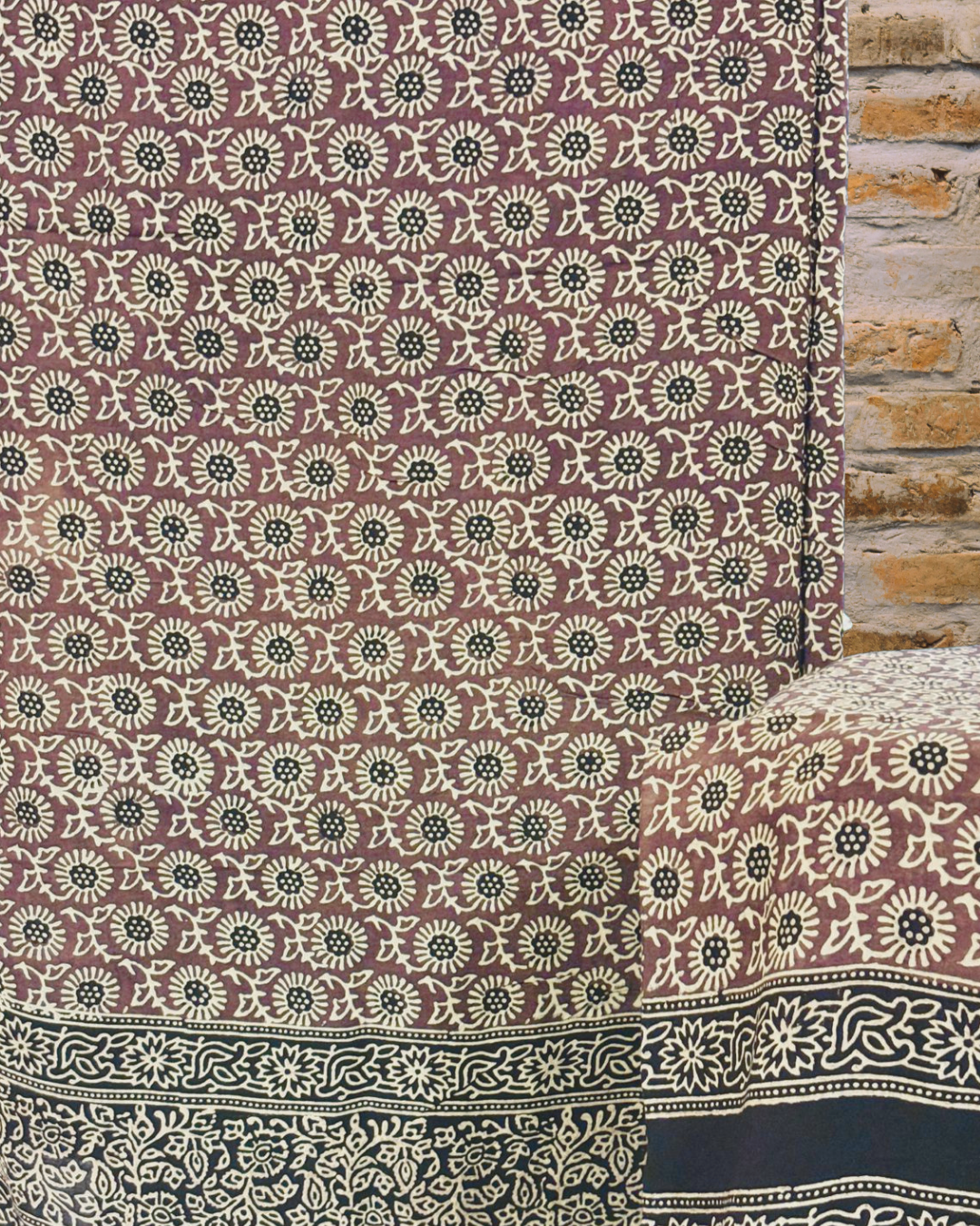 Unstitched Block Print Suit 002