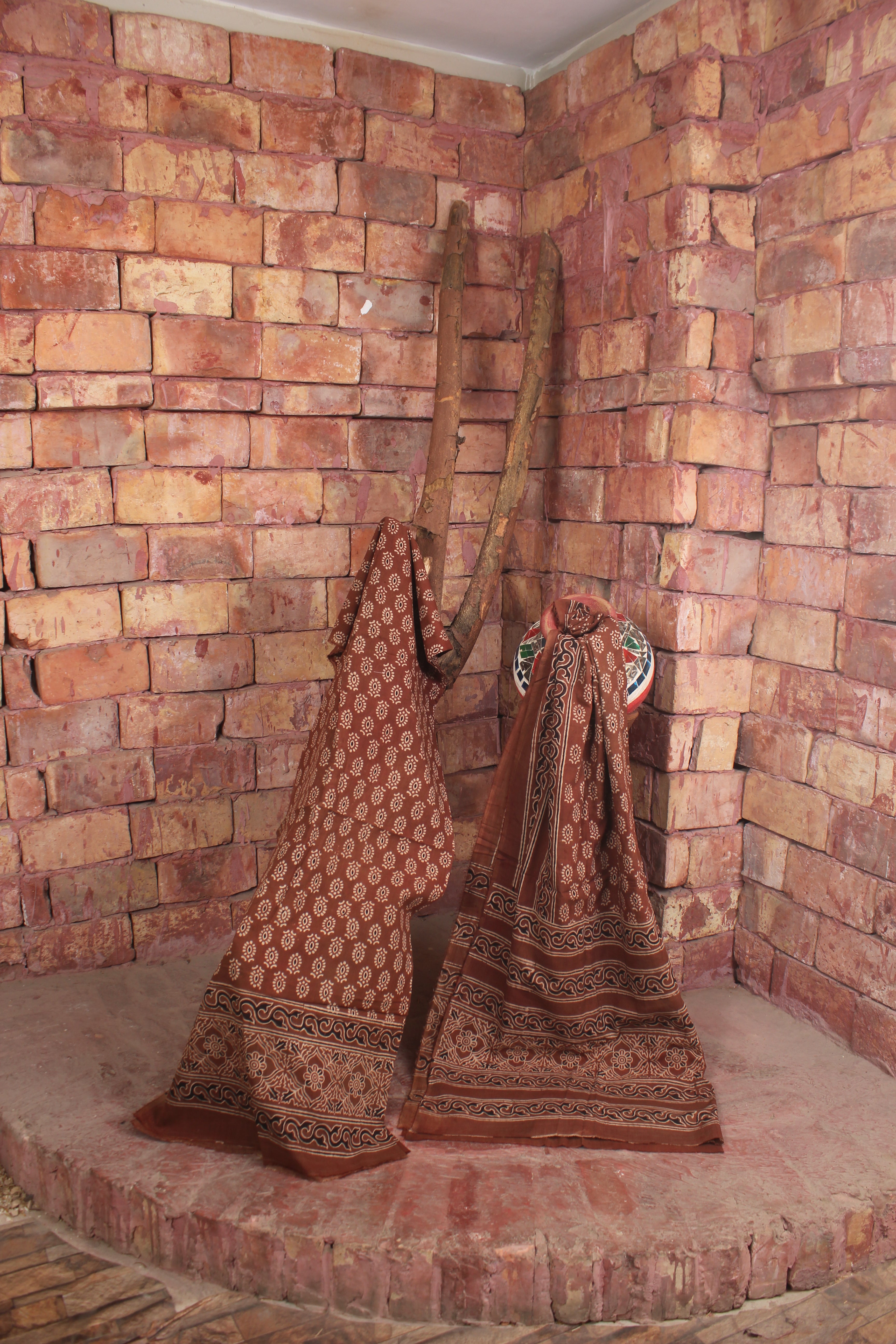 Unstitched Block Print Suit 018