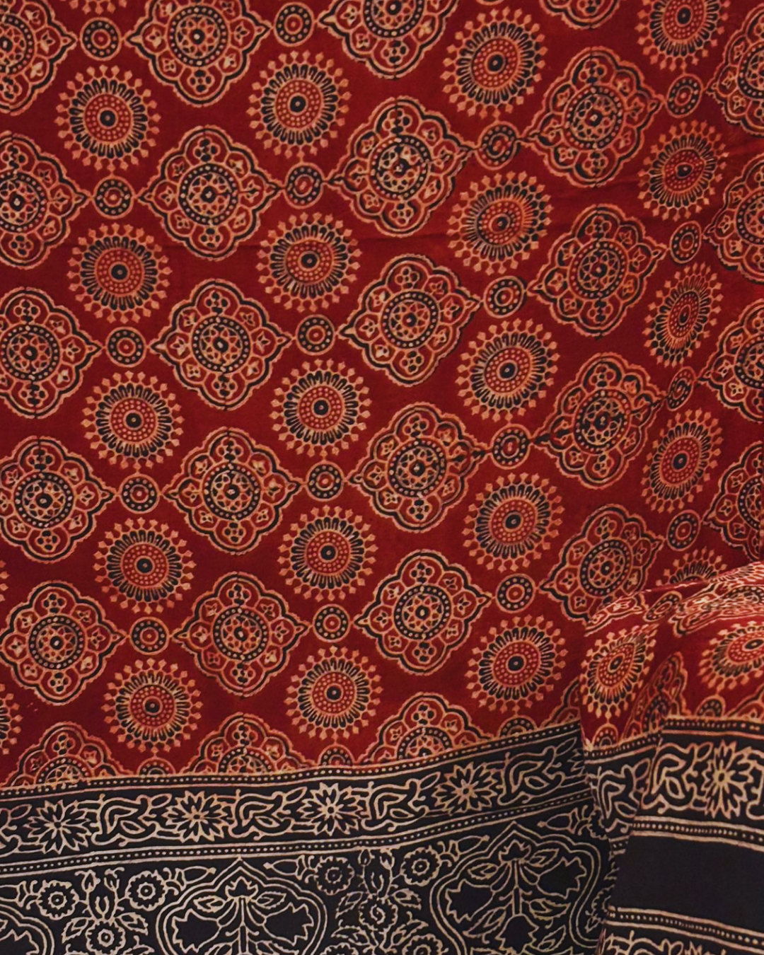 Unstitched Block Print Suit 004