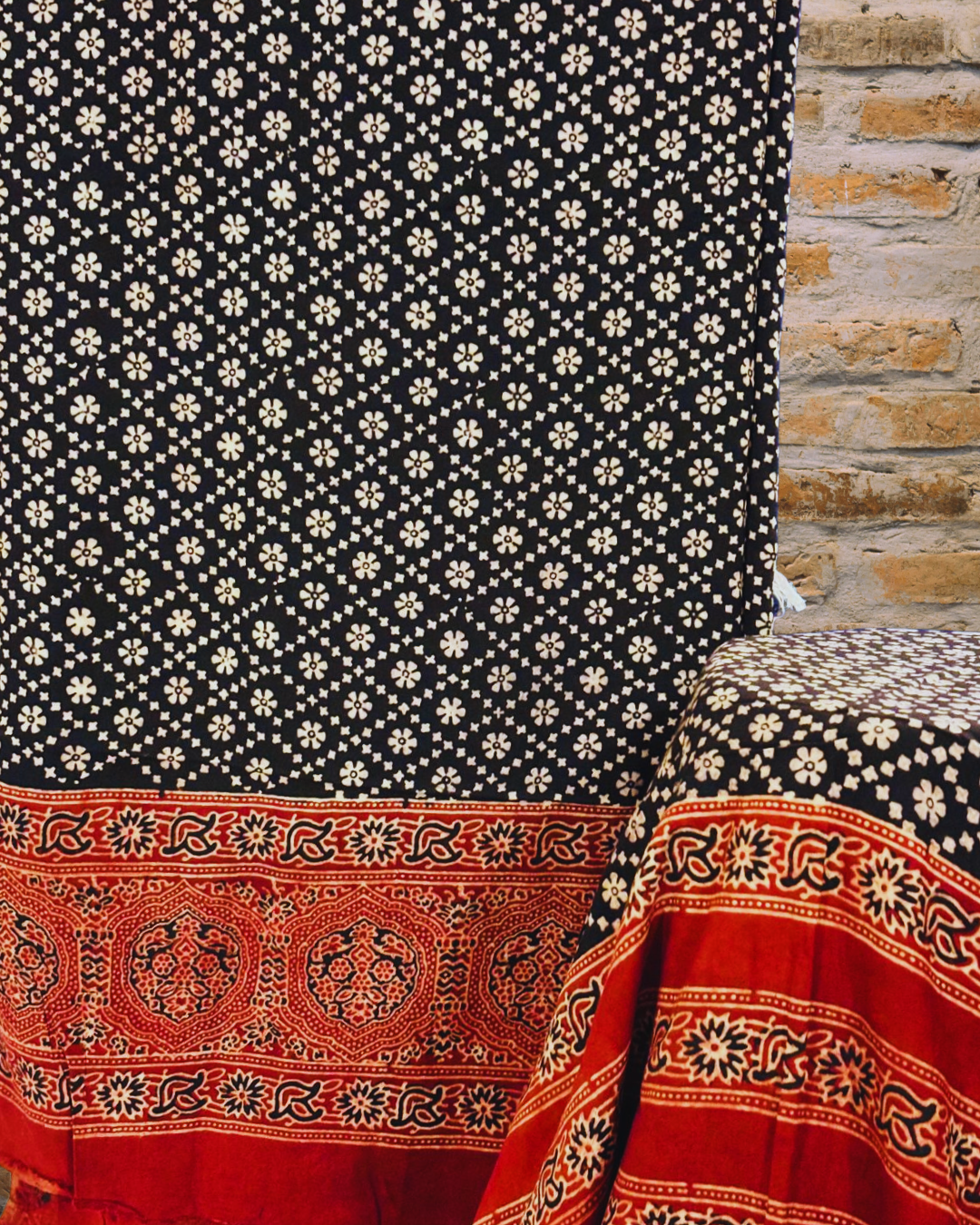 Unstitched Block Print Suit 007